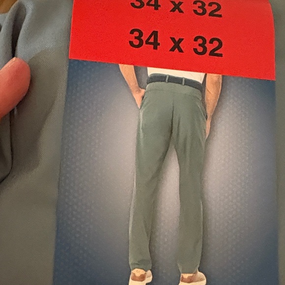 Greg Norman Collection Flex Waistband Chinos - Light Blue - Picture 4 of 4